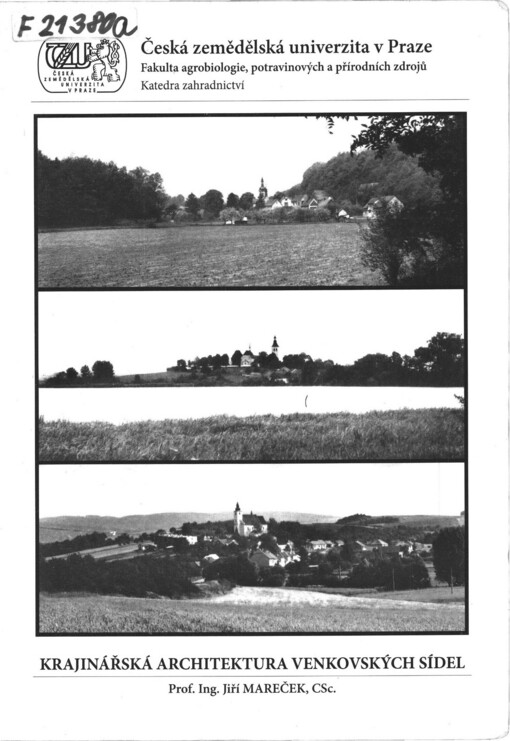 Krajinářská architektura venkovských sídel