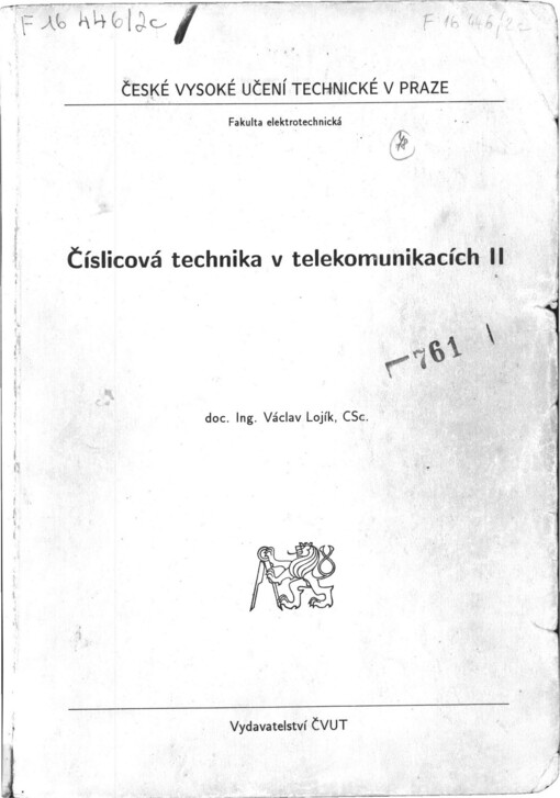 Číslicová technika v telekomunikacích II