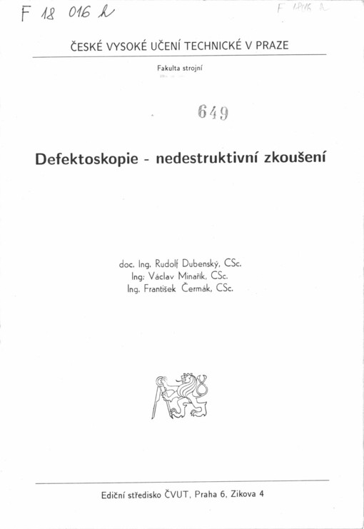 
  Defektoskopie
  
