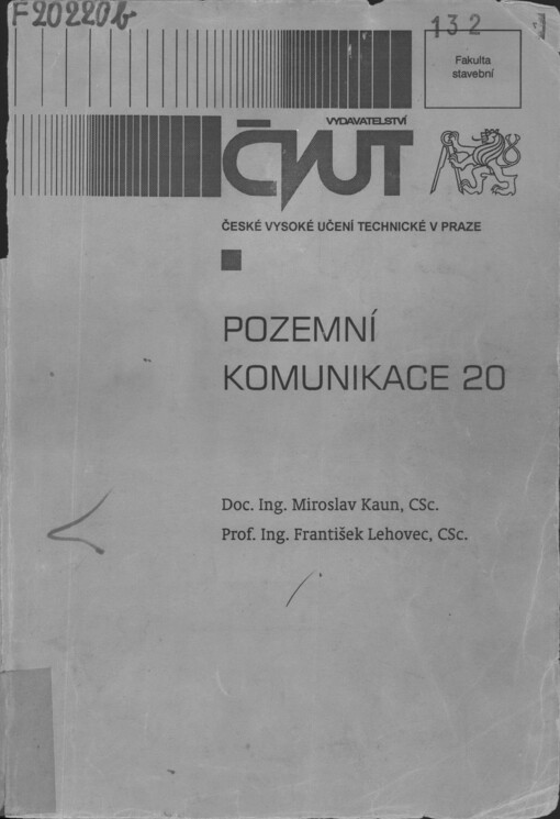 Pozemní komunikace 20