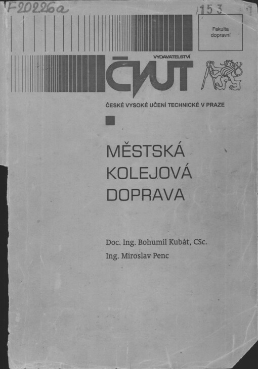 Městská kolejová doprava