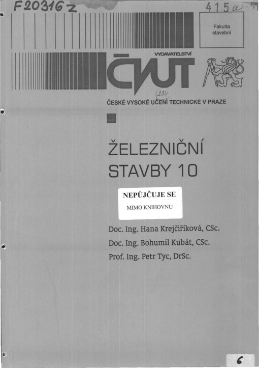 Železniční stavby 10