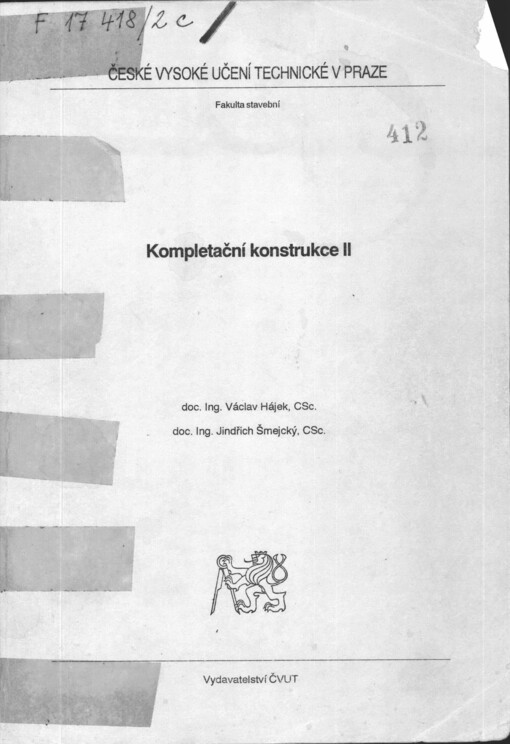 
  Kompletační konstrukce II
  
