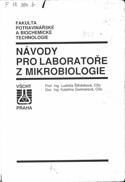 
  Návody pro laboratoře z mikrobiologie
  