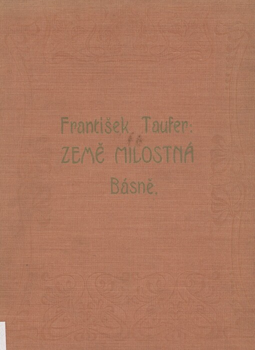 Země milostná: básně