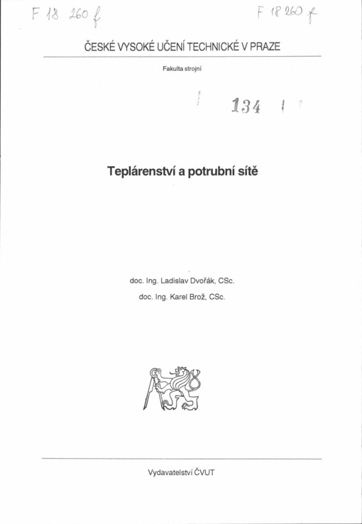 
  Teplárenství a potrubní sítě
  
