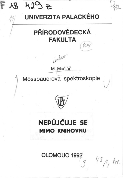 Mössbauerova spektroskopie