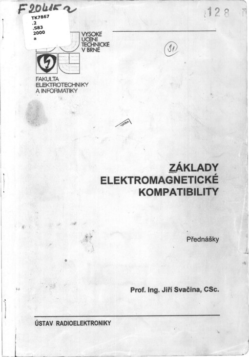 Základy elektromagnetické kompatibility :přednášky