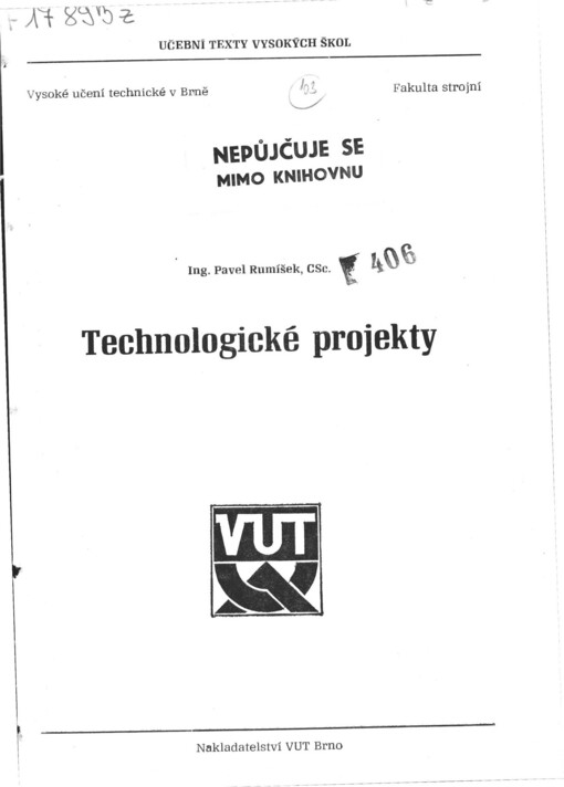 
  Technologické projekty
  