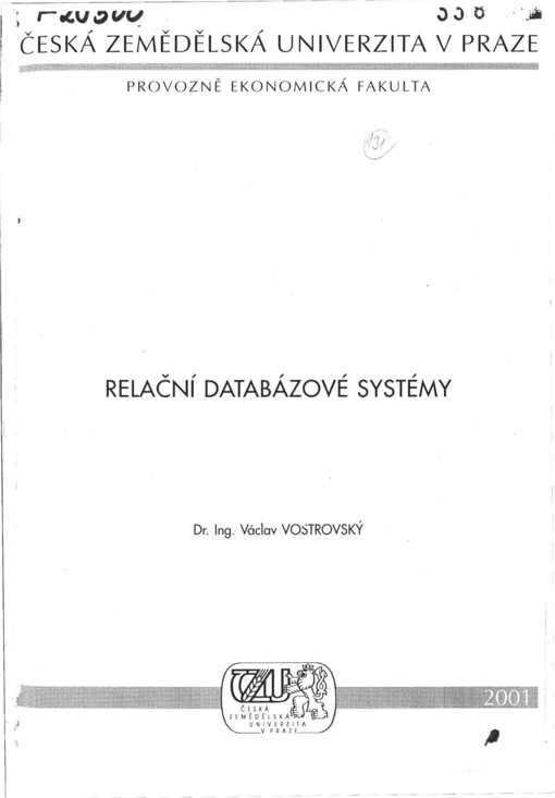 Relační databázové systémy