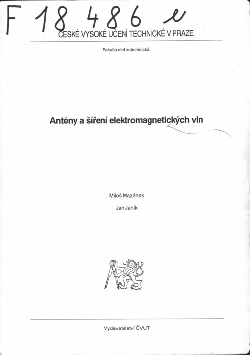 Antény a šíření elektromagnetických vln