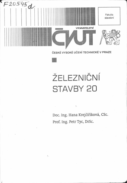 Železniční stavby 20