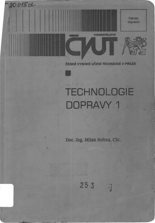 Technologie dopravy 1