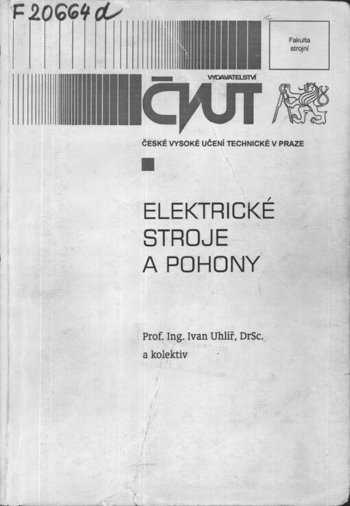 Elektrické stroje a pohony