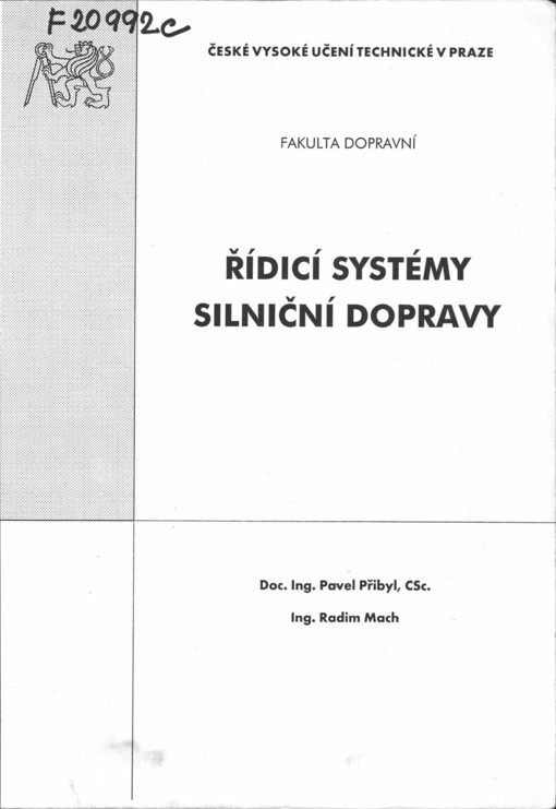 Řídicí systémy silniční dopravy
