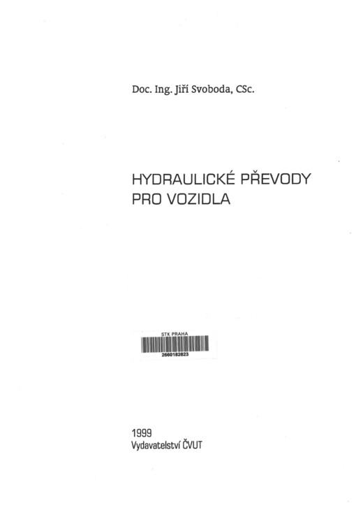 Hydraulické převody pro vozidla