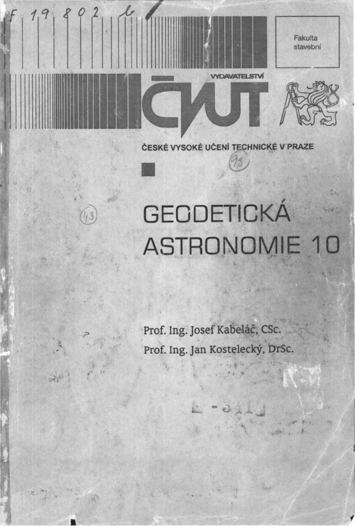 Geodetická astronomie 10