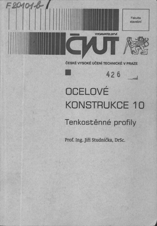 Ocelové konstrukce 10 :tenkostěnné profily