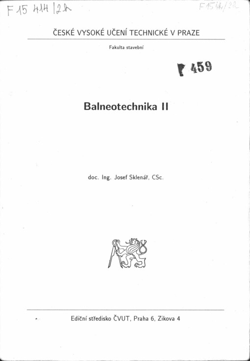 
  Balneotechnika II 
  