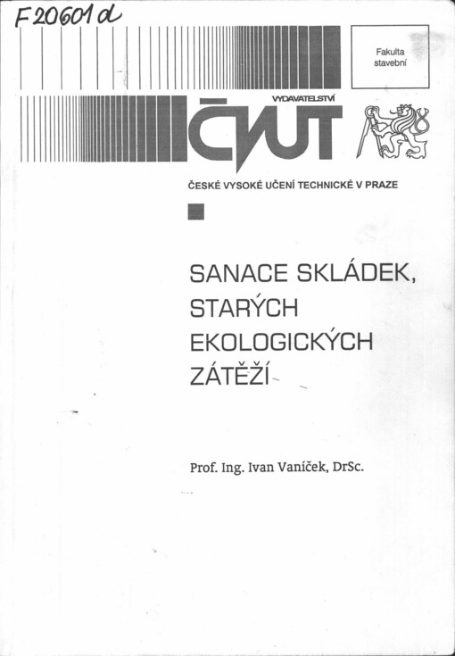 Sanace skládek, starých ekologických zátěží