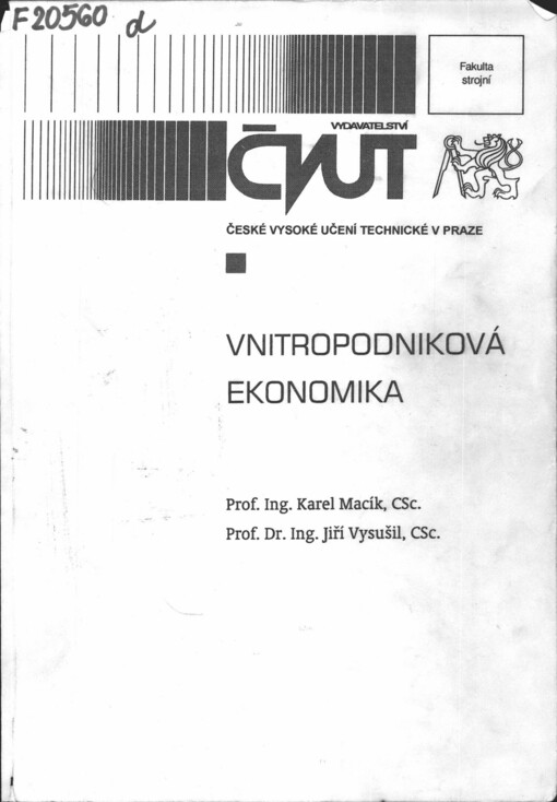 Vnitropodniková ekonomika
