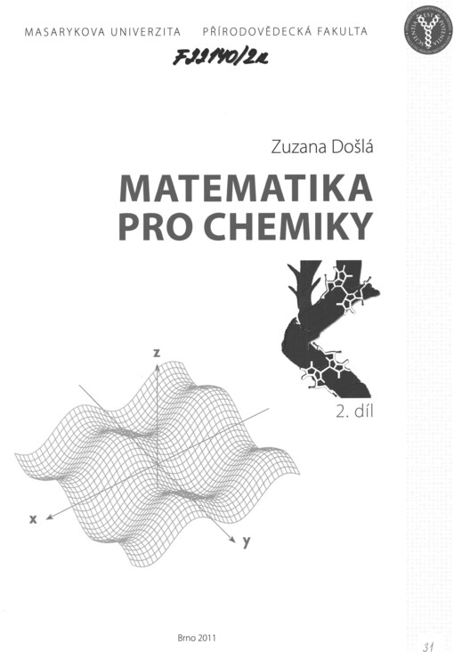 Matematika pro chemiky