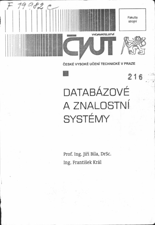 Databázové a znalostní systémy
