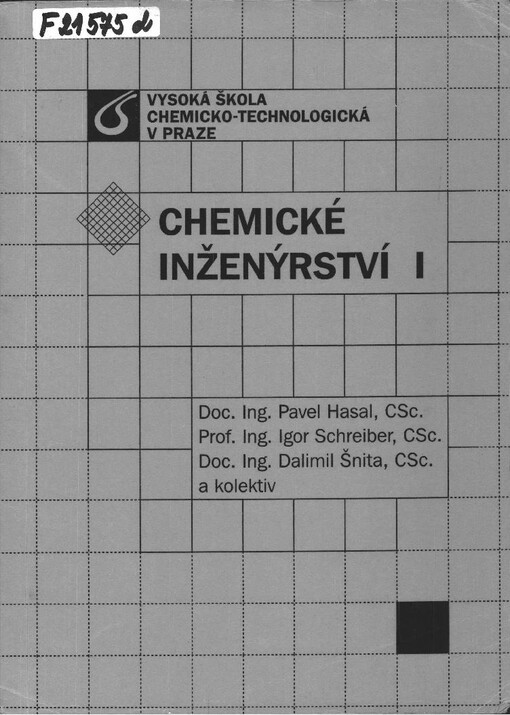Chemické inženýrství I 