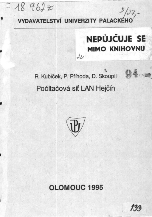 Počítačová síť LAN Hejčín