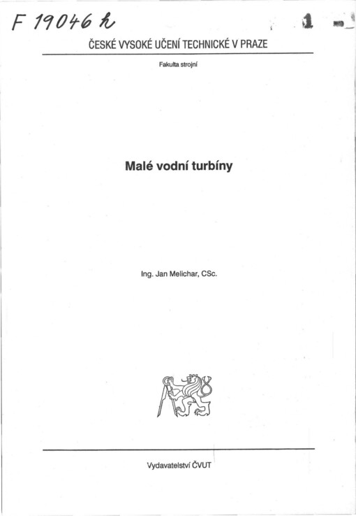 Malé vodní turbíny