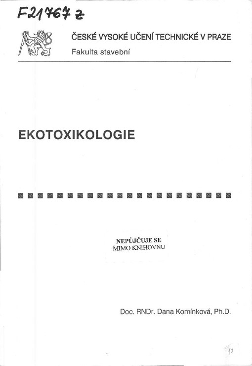 Ekotoxikologie 