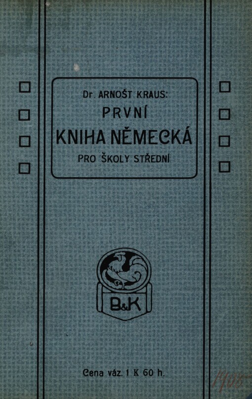 První kniha německá pro školy střední