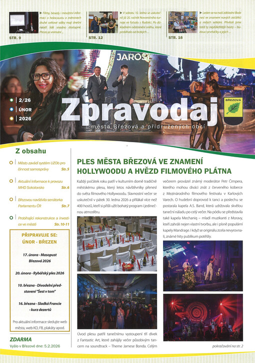 Zpravodaj města Březová a přidružených obcí