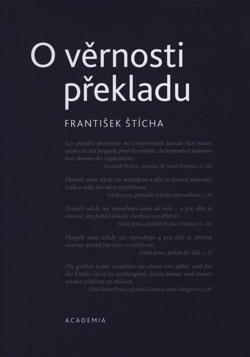 O věrnosti překladu