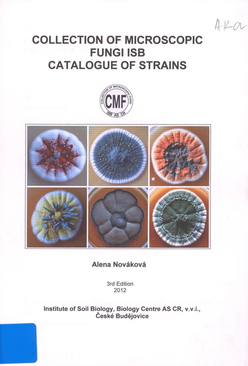 Collection of microscopic fungi ISB: catalogue of strains
