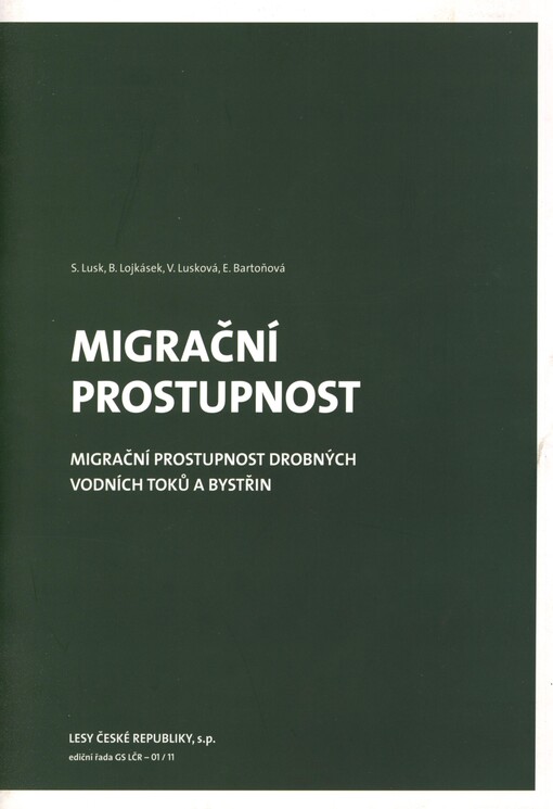 Migrační prostupnost: migrační prostupnost drobných vodních toků a bystřin