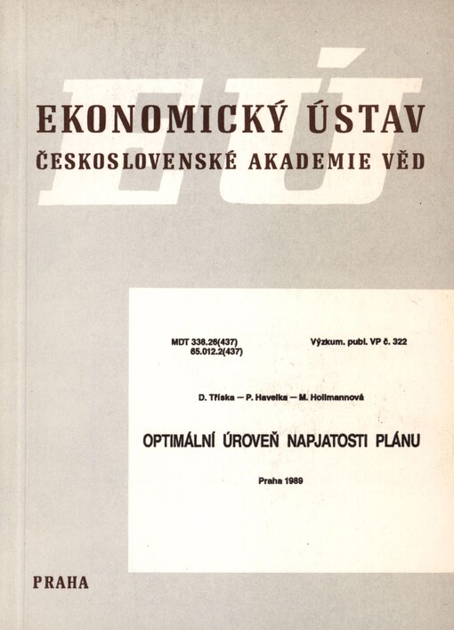 Optimální úroveň napjatosti plánu