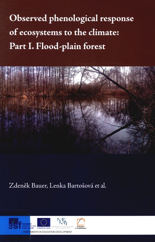 Observed phenological response of ecosystems to the climate. Part 1. Flood-plain forest
