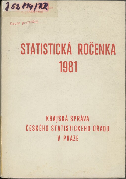 Statistická ročenka 1981: Středočeský kraj