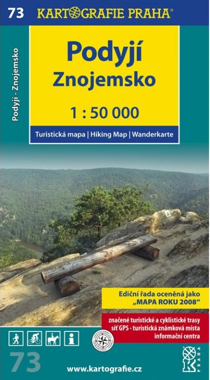 PodyjíZnojemsko : turistická mapa