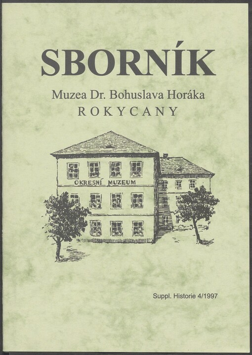 Katalog pozůstalosti Jindřicha Mošny ze sbírek Muzea Dr. Bohuslava Horáka v Rokycanech