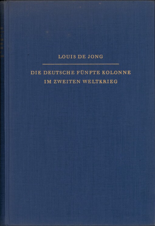 deutsche fünfte Kolonne im Zweiten Weltkrieg