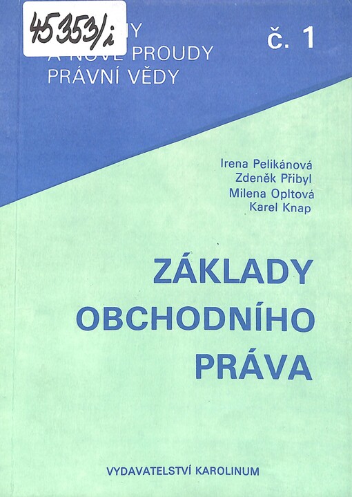 Základy obchodního práva