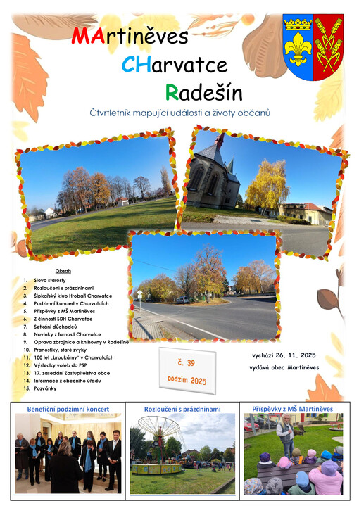 Machr : Martiněves, Charvatce, Radešín
