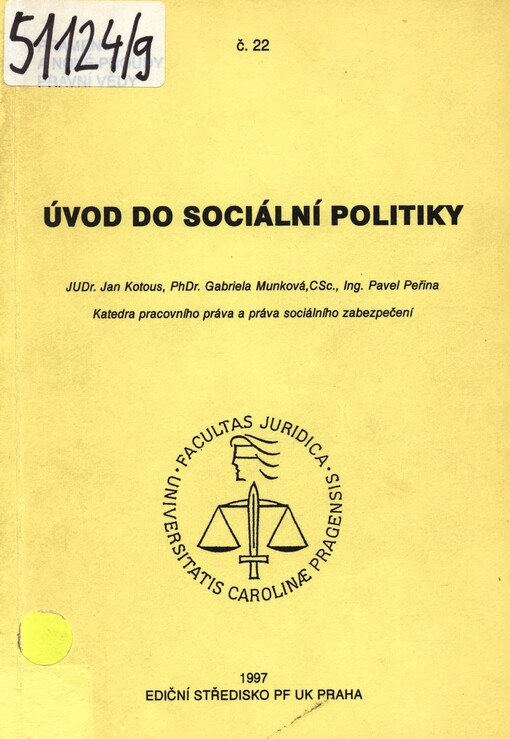 Úvod do sociální politiky