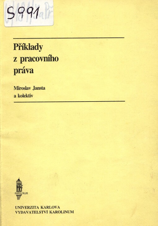 Příklady z pracovního práva