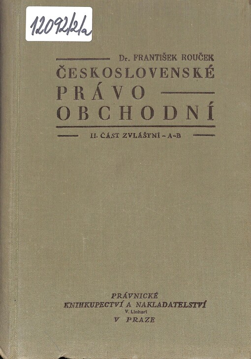 Česko-slovenské právo obchodní