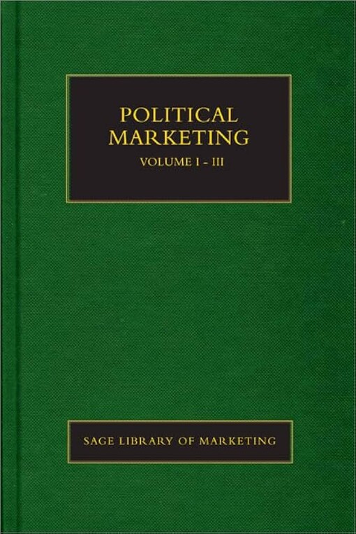 Political Marketing (SAGE Library in Marketing)