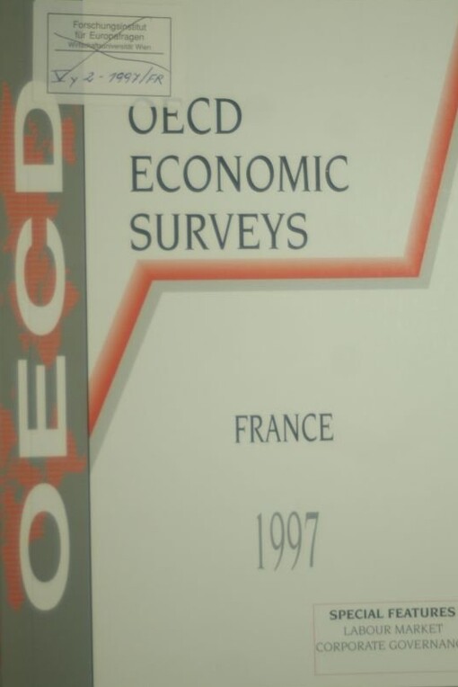 OECD economic surveys 1996-1997 :France