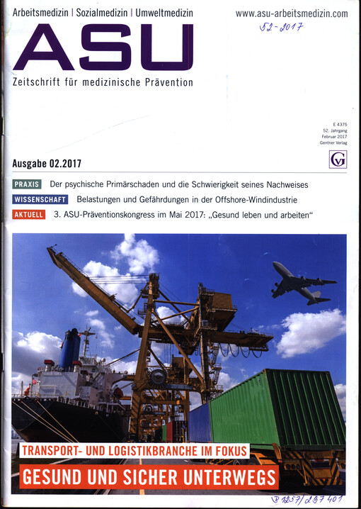 Arbeitsmedizin, Sozialmedizin, Umweltmedizin